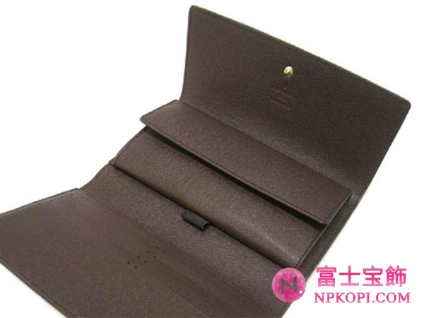 (LOUIS VUITTON)ルイヴィトン ブランドコピー ダミエ三つ折り長財布ポルトフォイユインターナショナル N61217